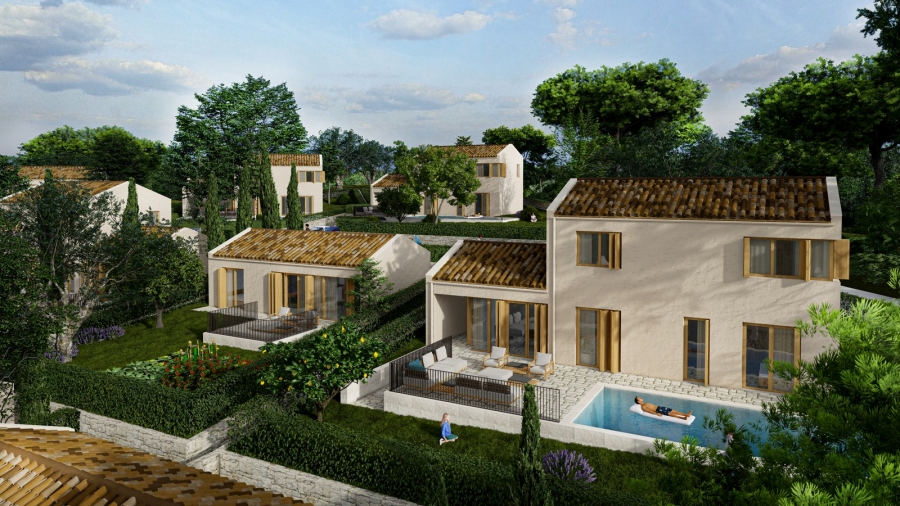Novi projekat sa 16 vila na povrsini od 10.000m2 u Kavacu 